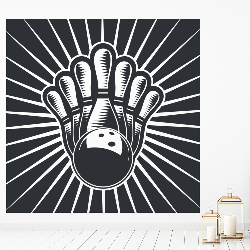Strike Bowling Wall Sticker