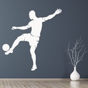 Striker Football Sports Player Wall Sticker