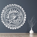 Sunflower Flower Tribal Wall Sticker