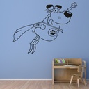 Super Dog Wall Sticker
