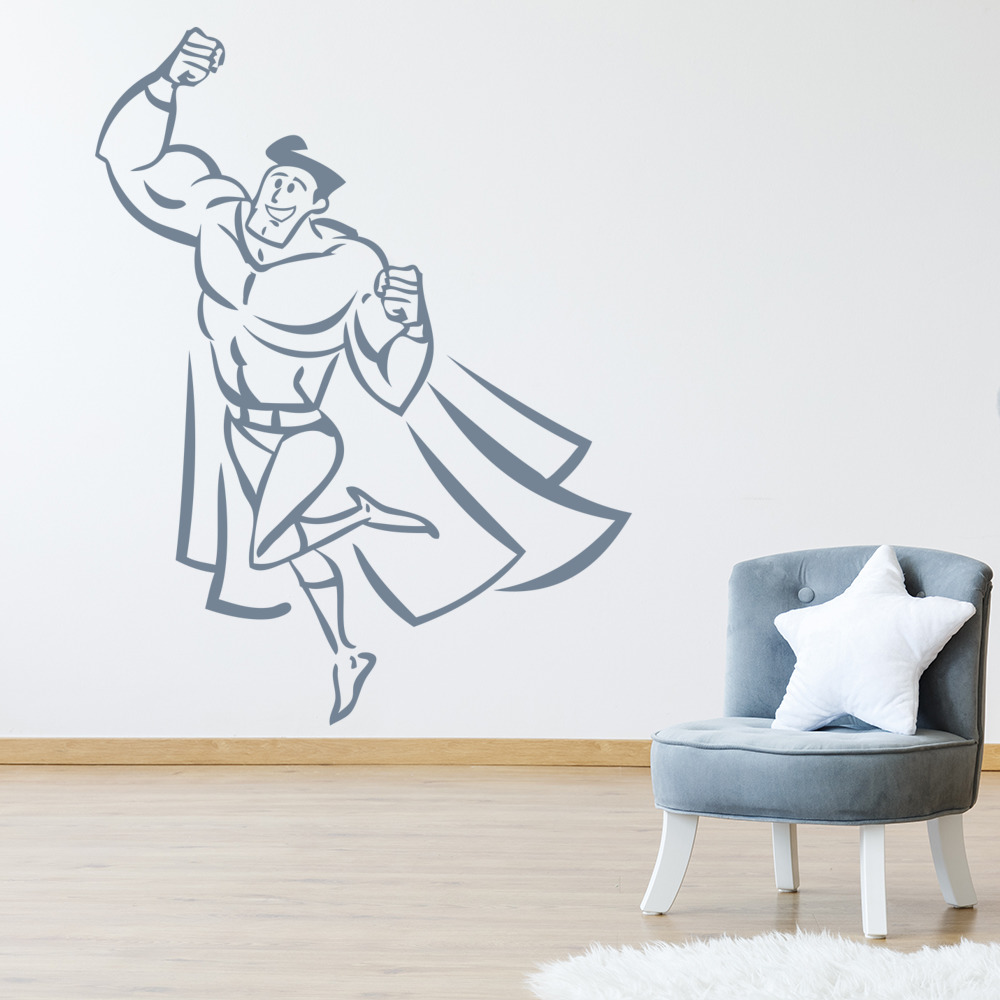 Superhero Childrens Wall Sticker