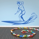 Surf Wave Surfboard Sports Wall Sticker