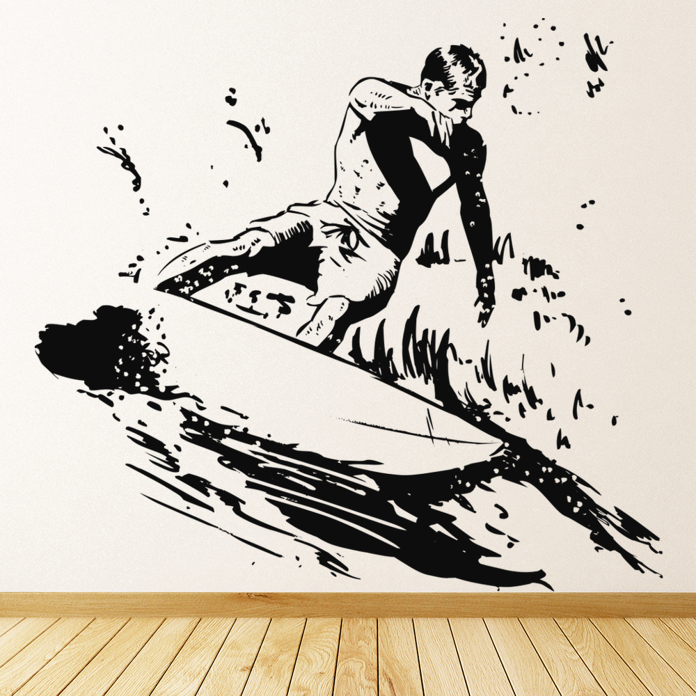 Surfing Surf Wall Sticker