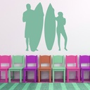 Surfing Surfboard Wall Sticker