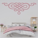 Swirl Decorative Headboard Wall Sticker