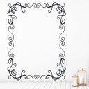 Swirl Picture Frame Wall Sticker - Mod9