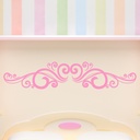 Symmetrical Banner Headboard Wall Sticker