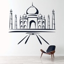 Taj Mahal India Landmark Wall Sticker - Mod2