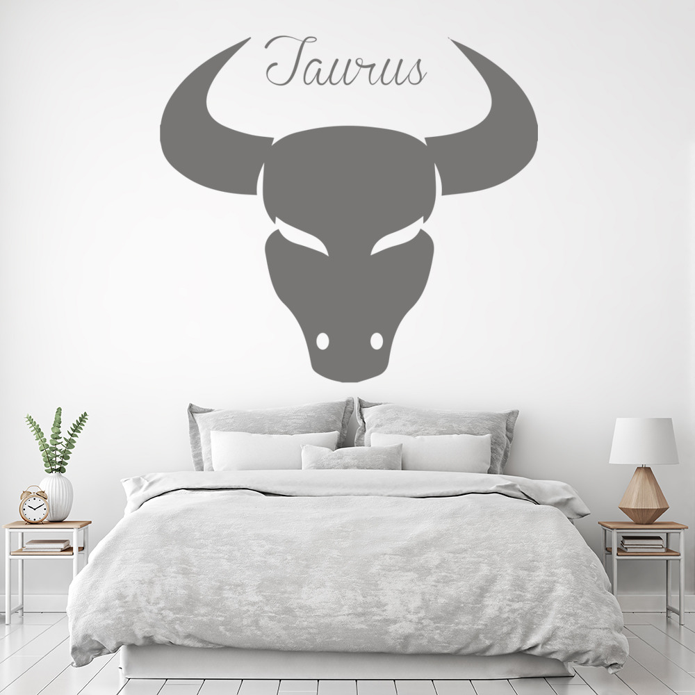 Taurus Bull Star Sign Wall Sticker