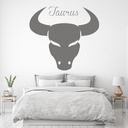 Taurus Bull Star Sign Wall Sticker