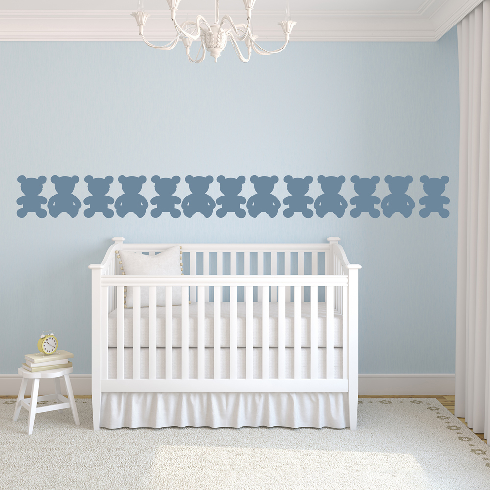 Teddy Bear Nursery Wall Sticker Pack