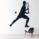 Tennis Backhand Tennis Player Wall Sticker