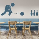 Ten Pin Bowling Bowling Wall Sticker