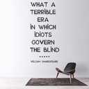 Terrible Era Shakespeare Wall Sticker by Andrea Haase