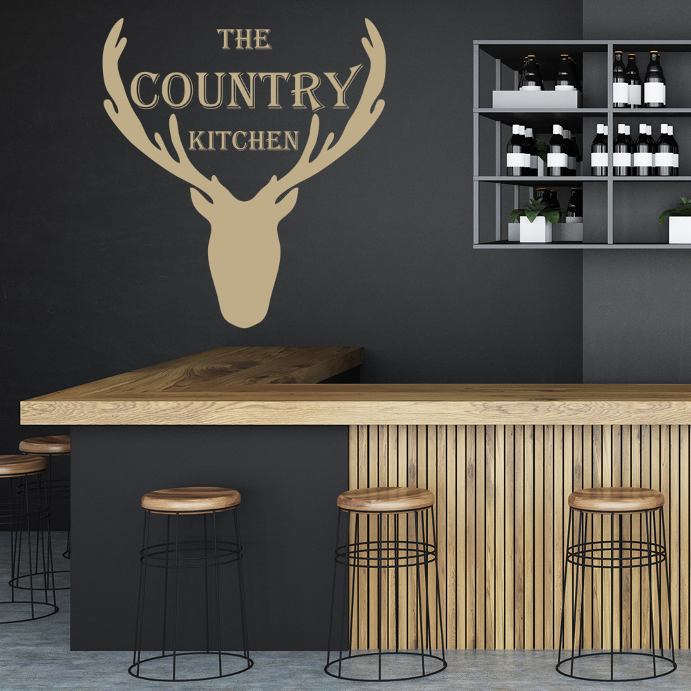 The Country Kitchen Kitchen Quote Wall Sticker