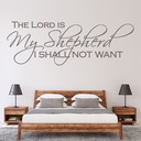 The Lord Is My Shepherd Bible Verse Wall Sticker