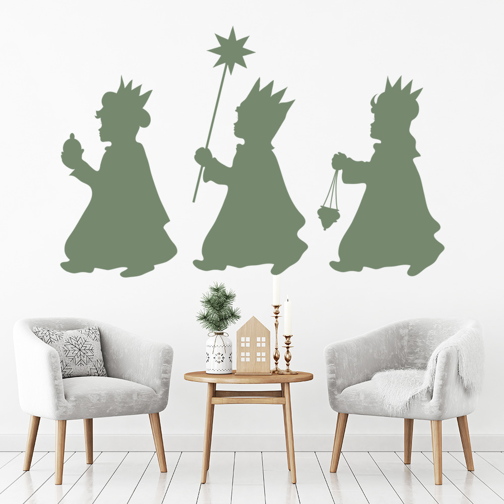 Three Kings Nativity Christmas Wall Sticker