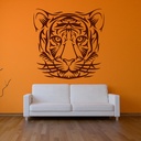 Tiger Head Tribal Animals Wall Sticker