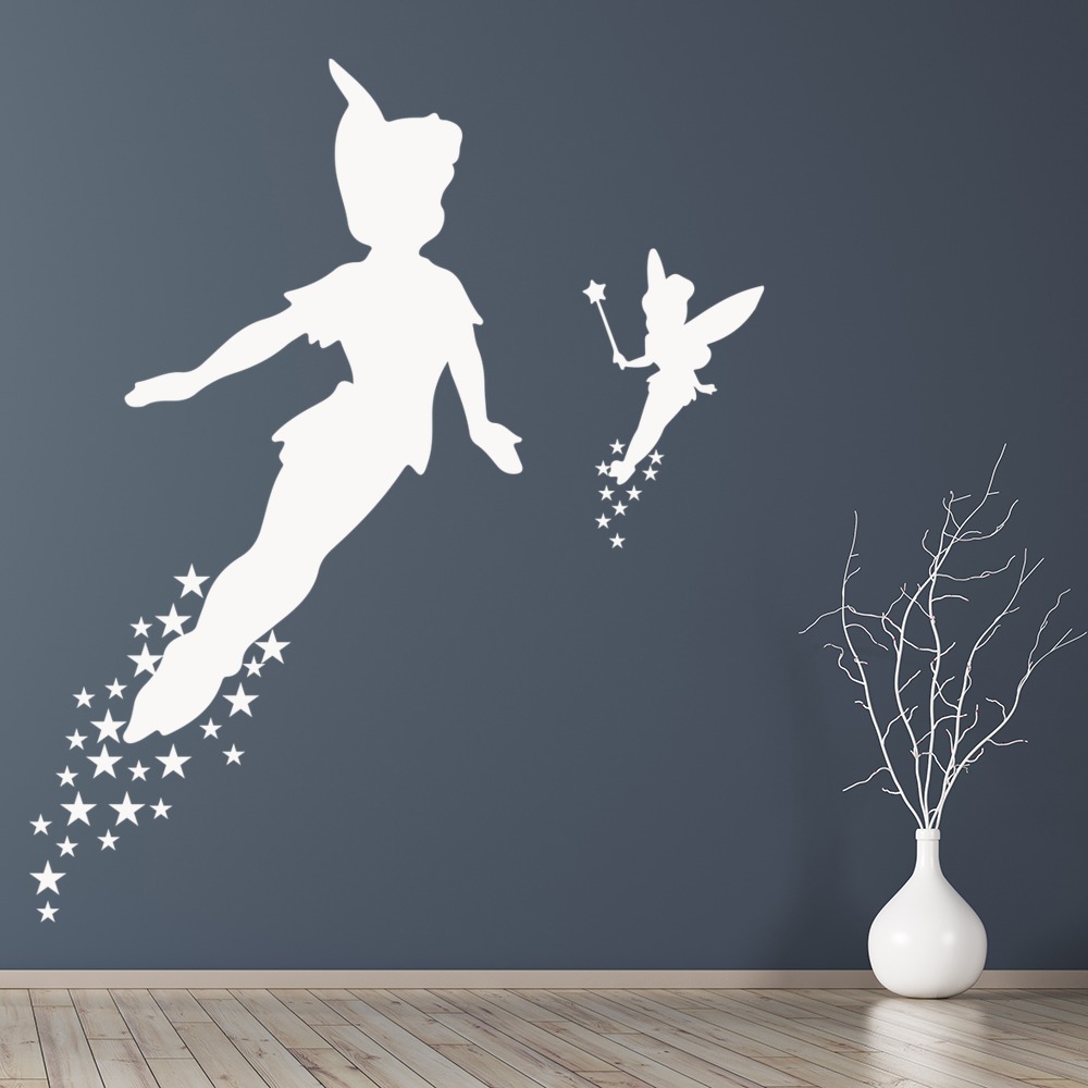 Tinkerbell & Peter Pan Nursery Wall Sticker