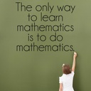 To Learn Mathematics Maths Classroom Wall Sticker