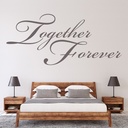 Together Forever Love Quote Wall Sticker - Mod6