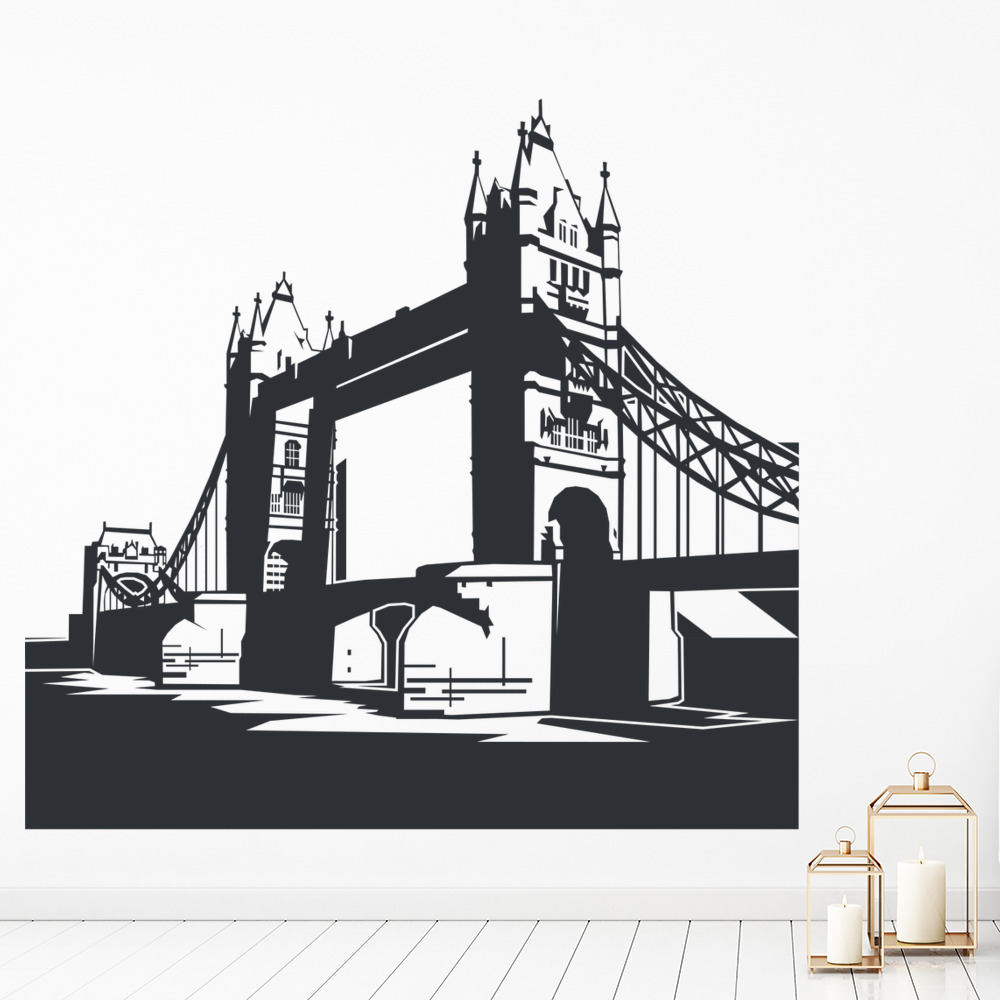 Tower Bridge London Landmark Wall Sticker Scene