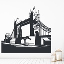 Tower Bridge London Landmark Wall Sticker Scene