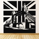 Tower Bridge London Union Jack Wall Sticker