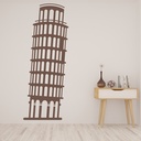 Tower of Pisa Italian Landmark Rest of the World Wall Stickers Home Art Decals