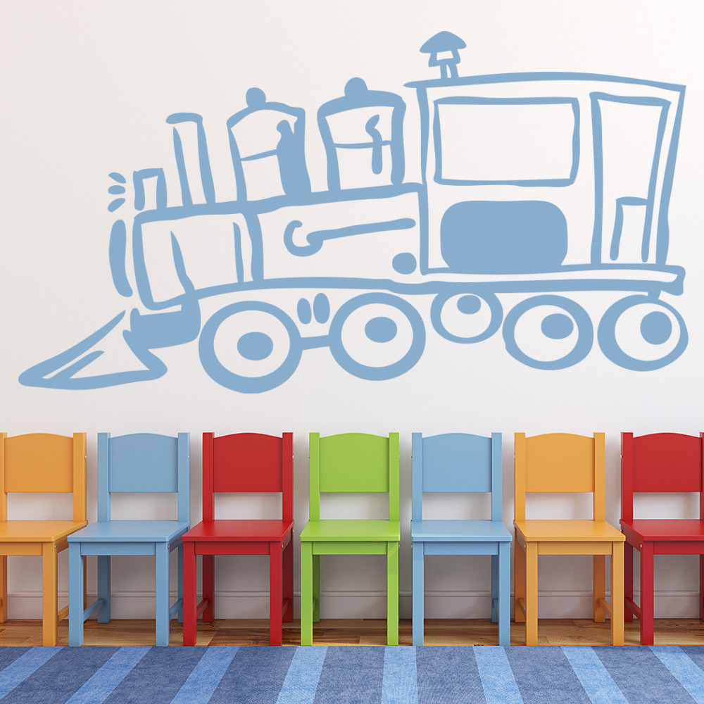 Train Boys Bedroom Wall Sticker