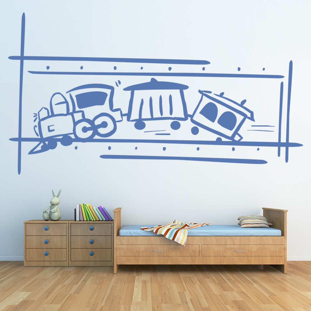 Train Nursery Wall Sticker