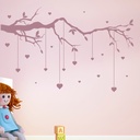 Tree Branch Love Heart Wall Sticker