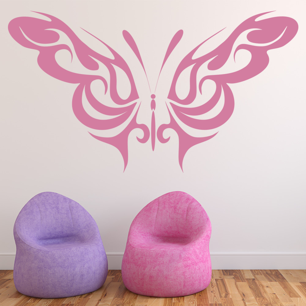 Tribal Butterfly Butterflies Wall Sticker