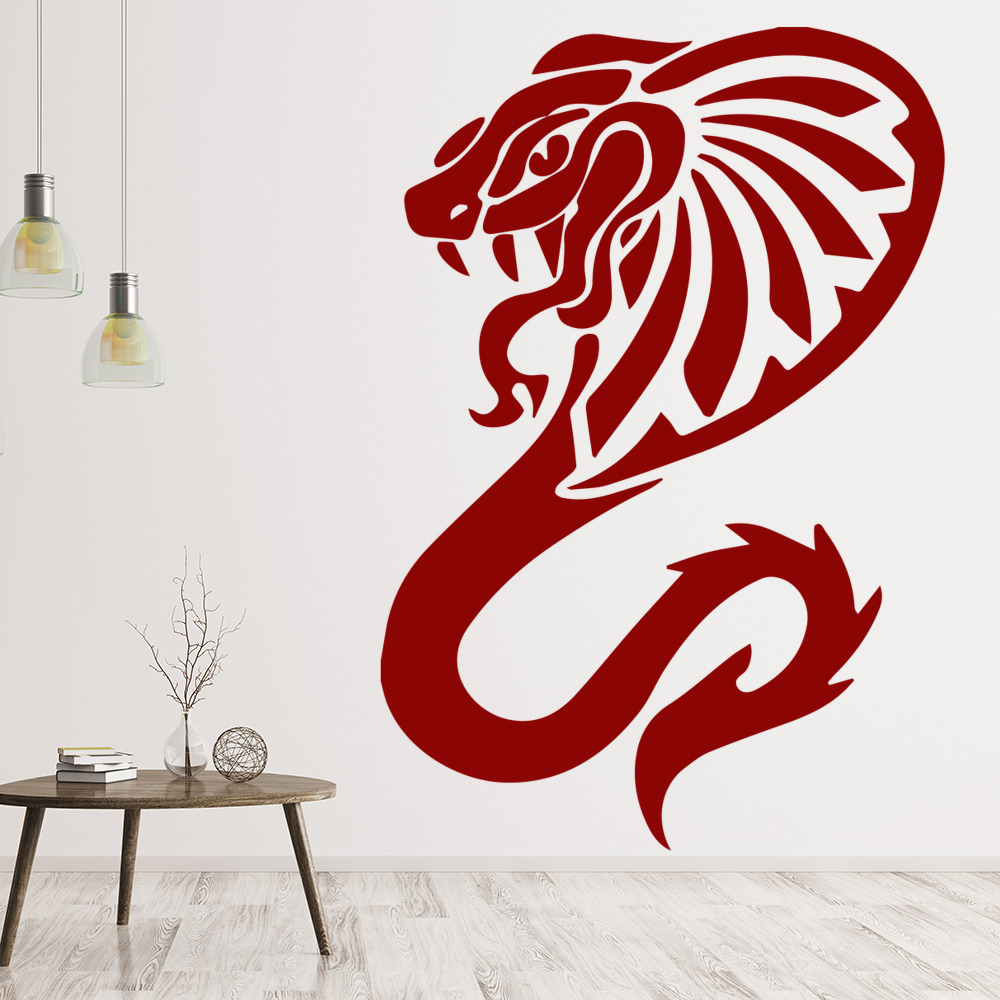 Tribal Cobra Serpent Snake Wall Sticker