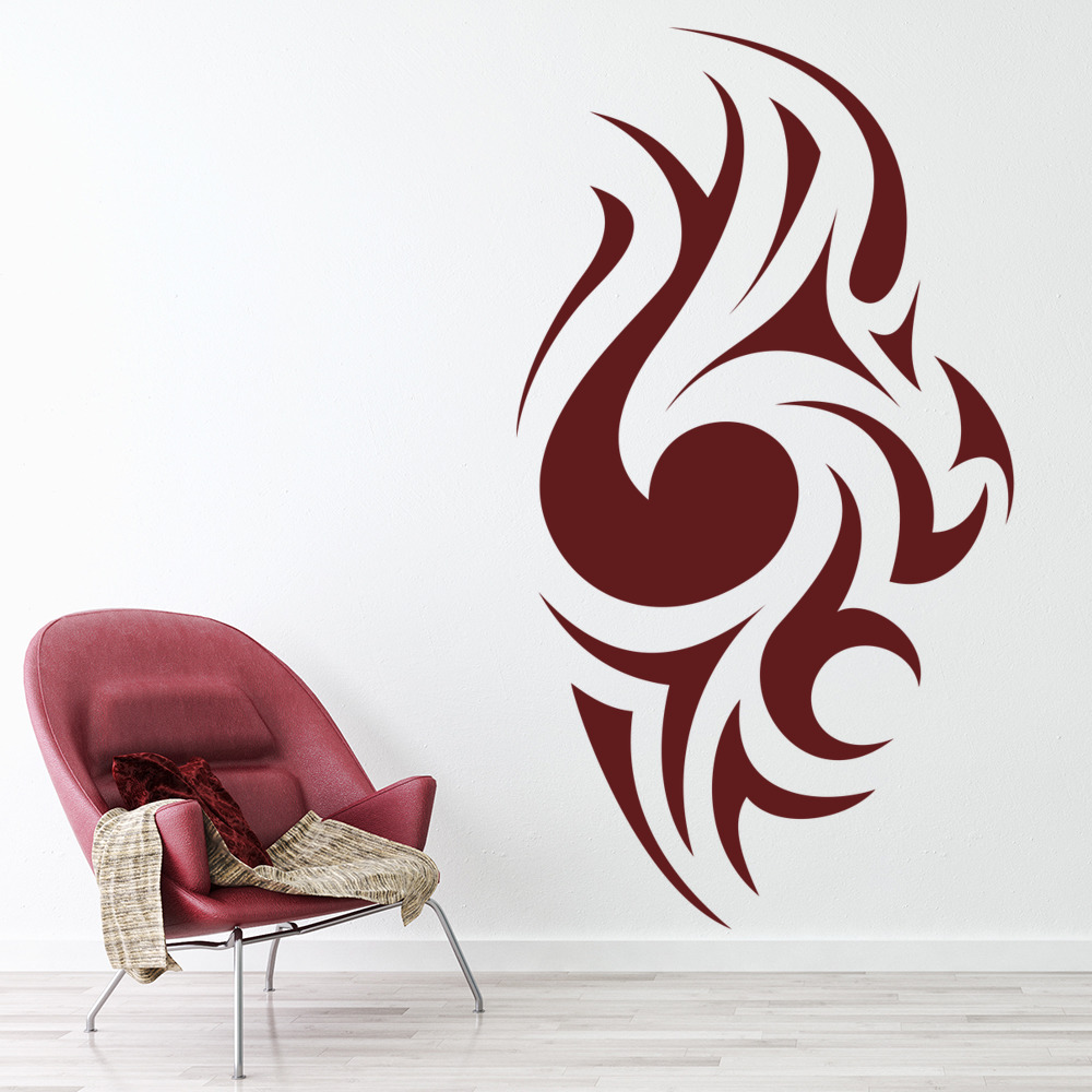 Tribal Design Headboard Wall Sticker