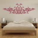 Tribal Devil Headboard Wall Sticker