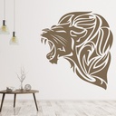 Tribal Lion Roar African Animals Wall Sticker