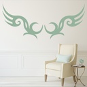 Tribal Wings Headboard Design Wall Sticker