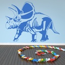 Triceratops Dinosaur Wall Sticker - Mod5
