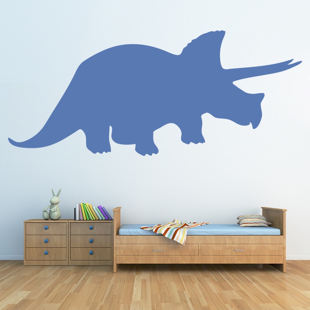 Triceratops Prehistoric Dinosaur Wall Sticker - Mod9