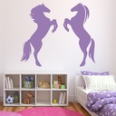 Two Horses Kids Bedroom Wall Sticker