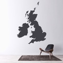 UK Map United Kingdom Wall Sticker
