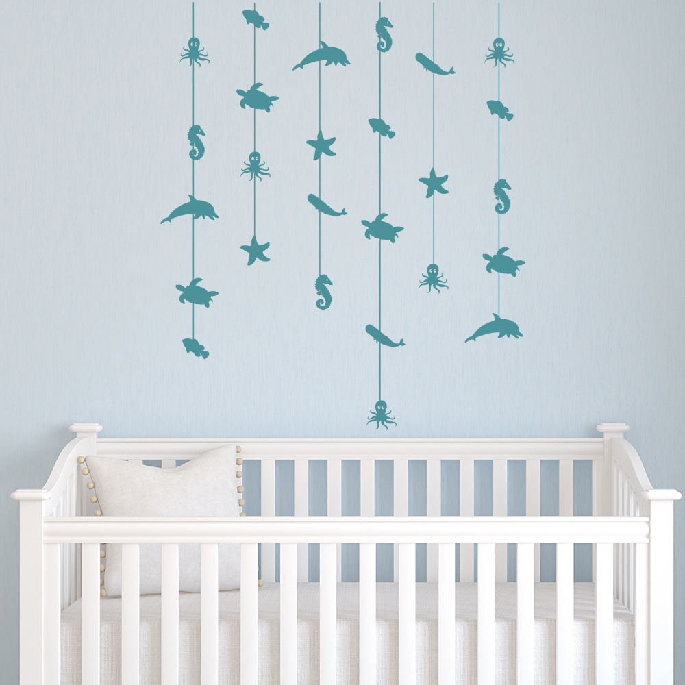 Under The Sea Animals Nursery Wall Sticker
