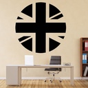 Union Jack Badge British Wall Sticker