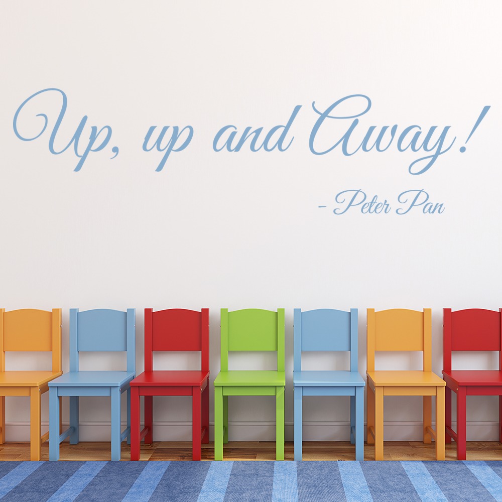 Up Up And Away Peter Pan Wall Sticker