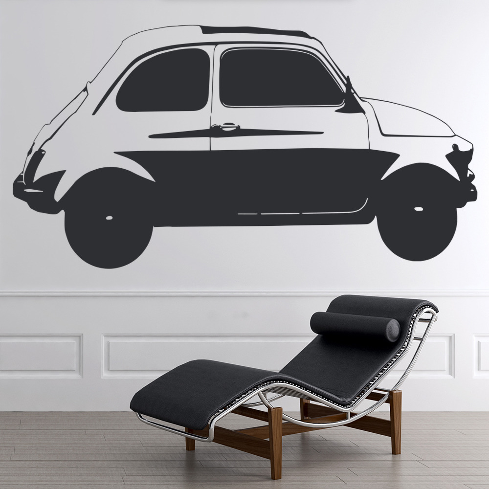 Vintage Fiat 100 Car Classic Transport Wall Sticker