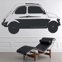 Vintage Fiat 100 Car Classic Transport Wall Sticker