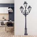 Vintage Lamp Post Decor Wall Sticker