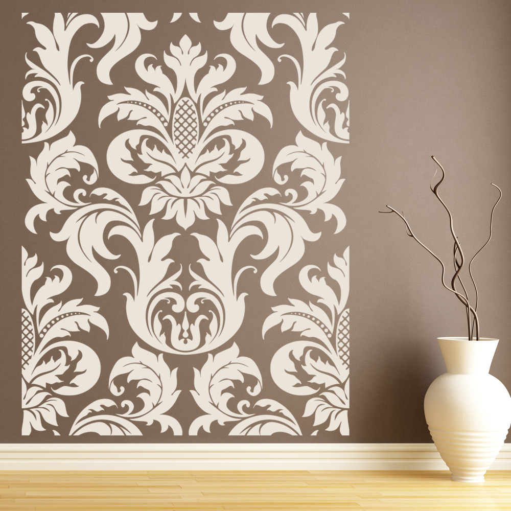 Vintage Pattern Damask Wall Sticker
