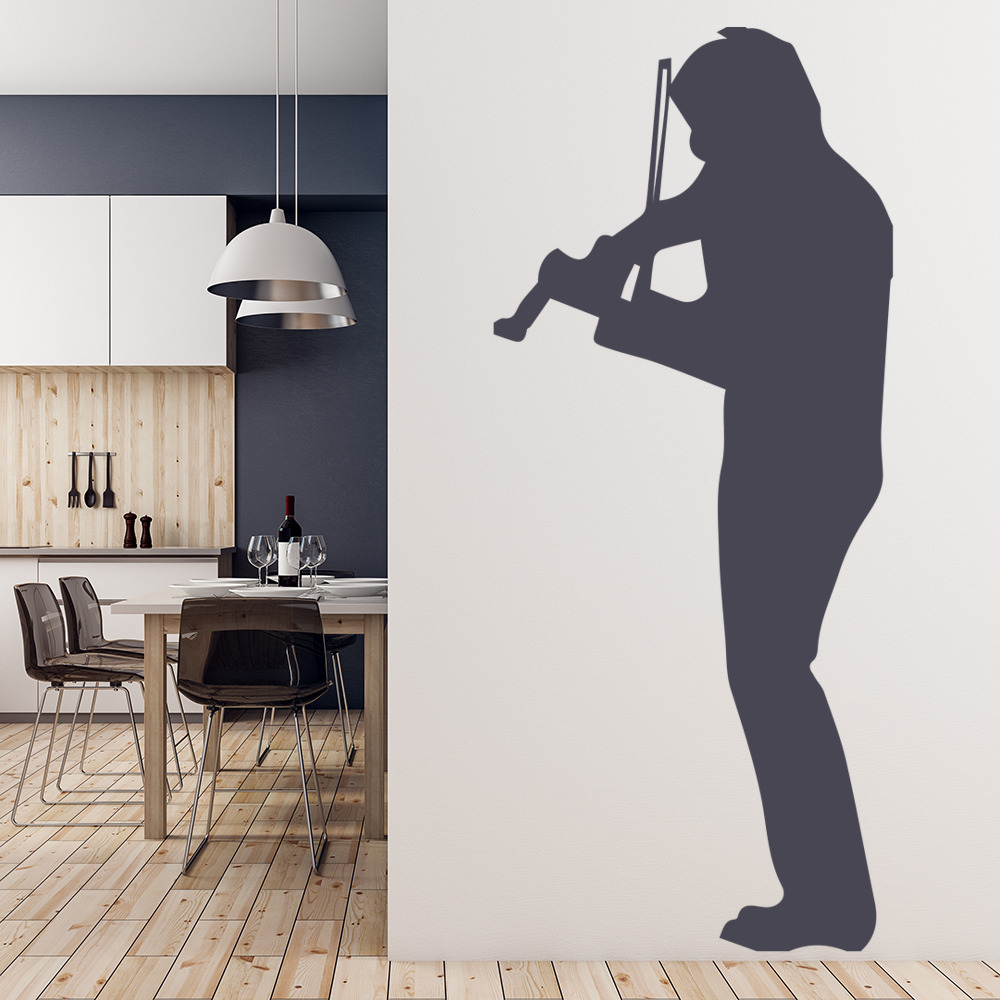 Violinist Classical Music Wall Sticker